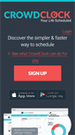 Mobile Screenshot of crowdclock.com